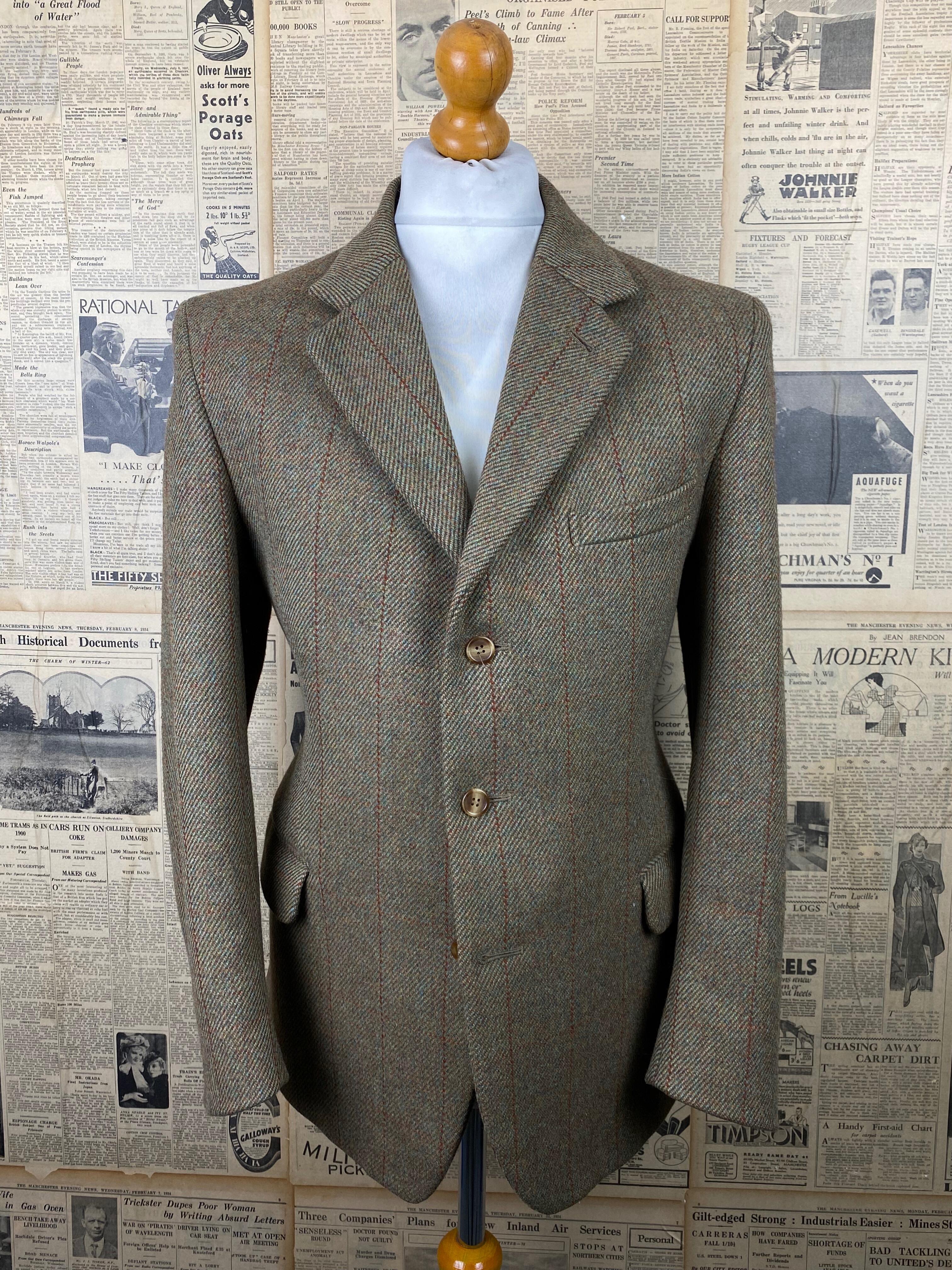 Plus size outlet tweed shooting jacket