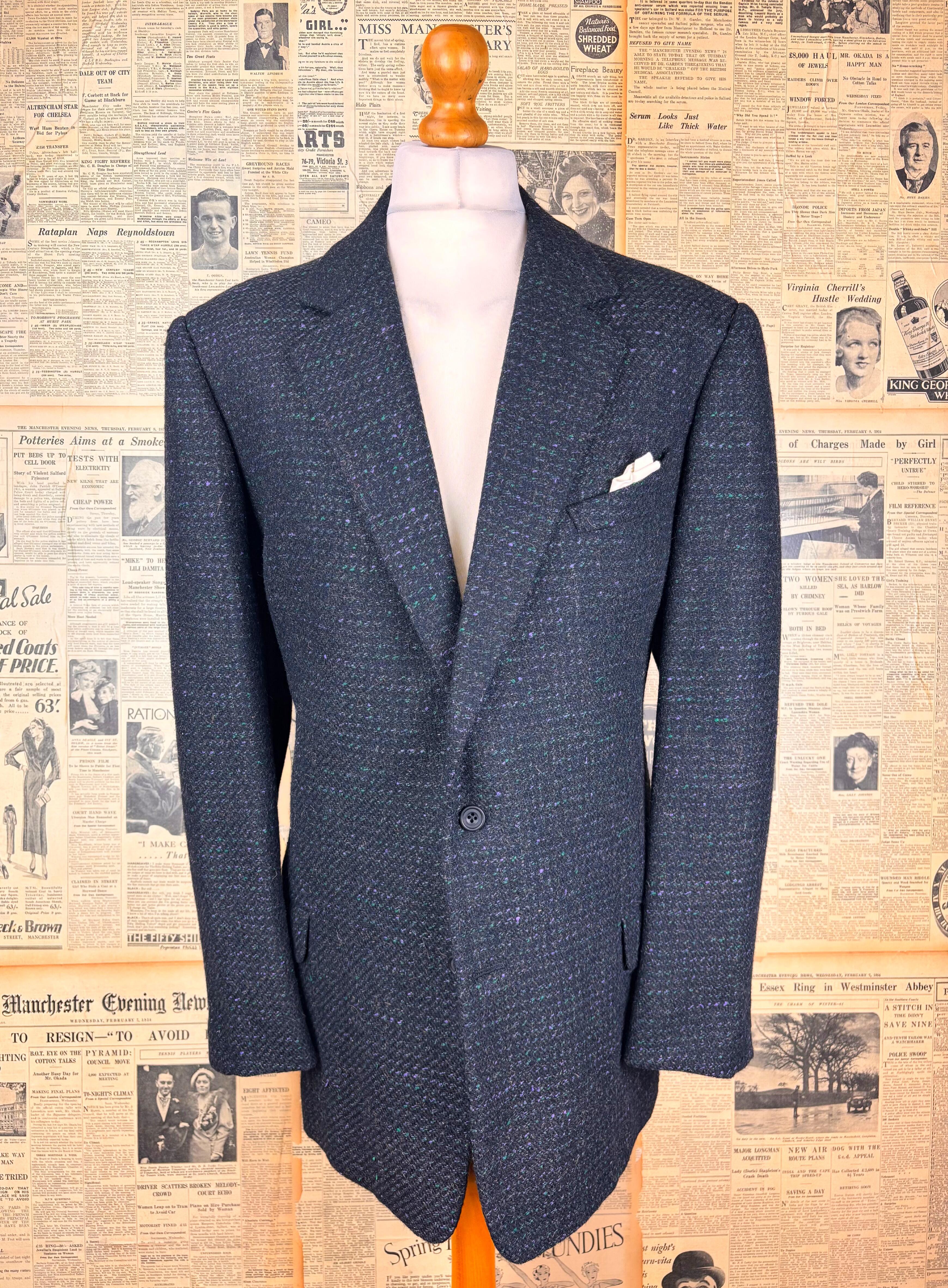 Vintage keepers tweed hacking jacket size 44 46 long