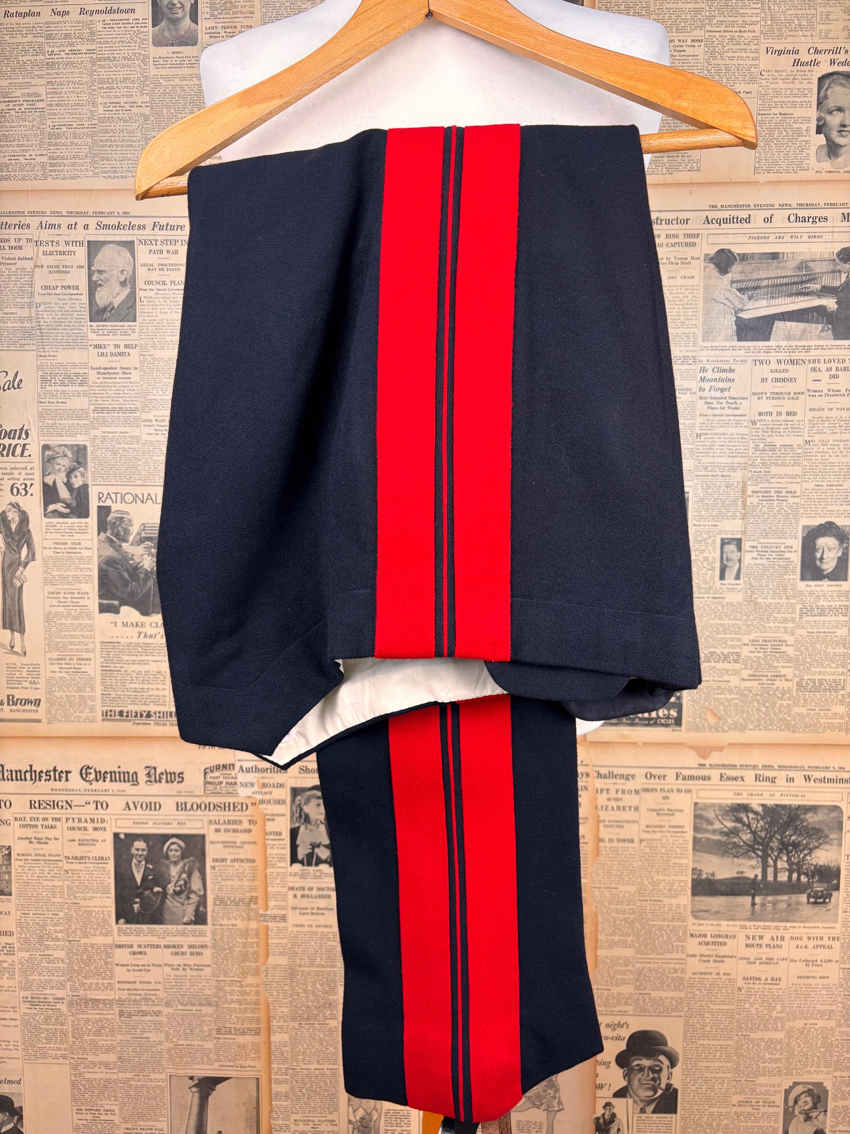 WW2 1944 working dress naval navy trousers size 34 long WW2 1944 working dress naval navy trousers size 34 long