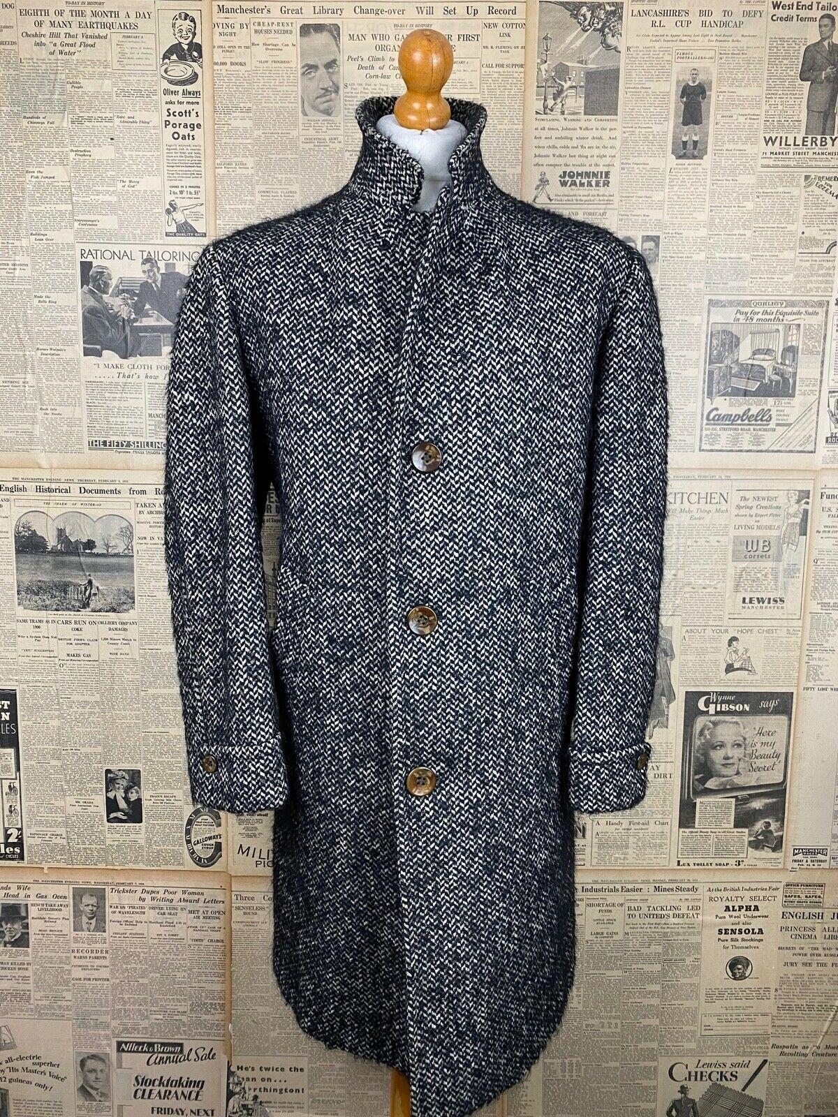 Vintage cheap herringbone coat