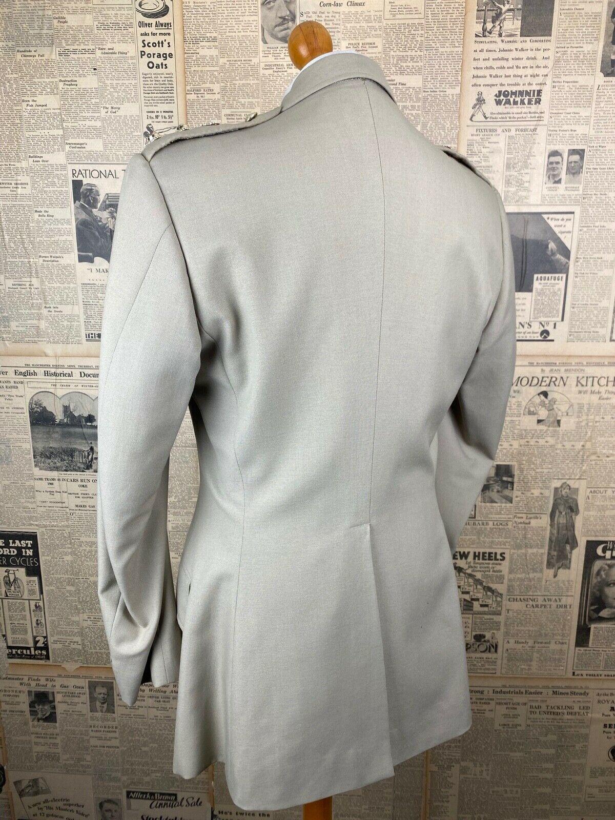 Vintage bespoke Savile Row Dege number 4 army dress suit uniform size 40