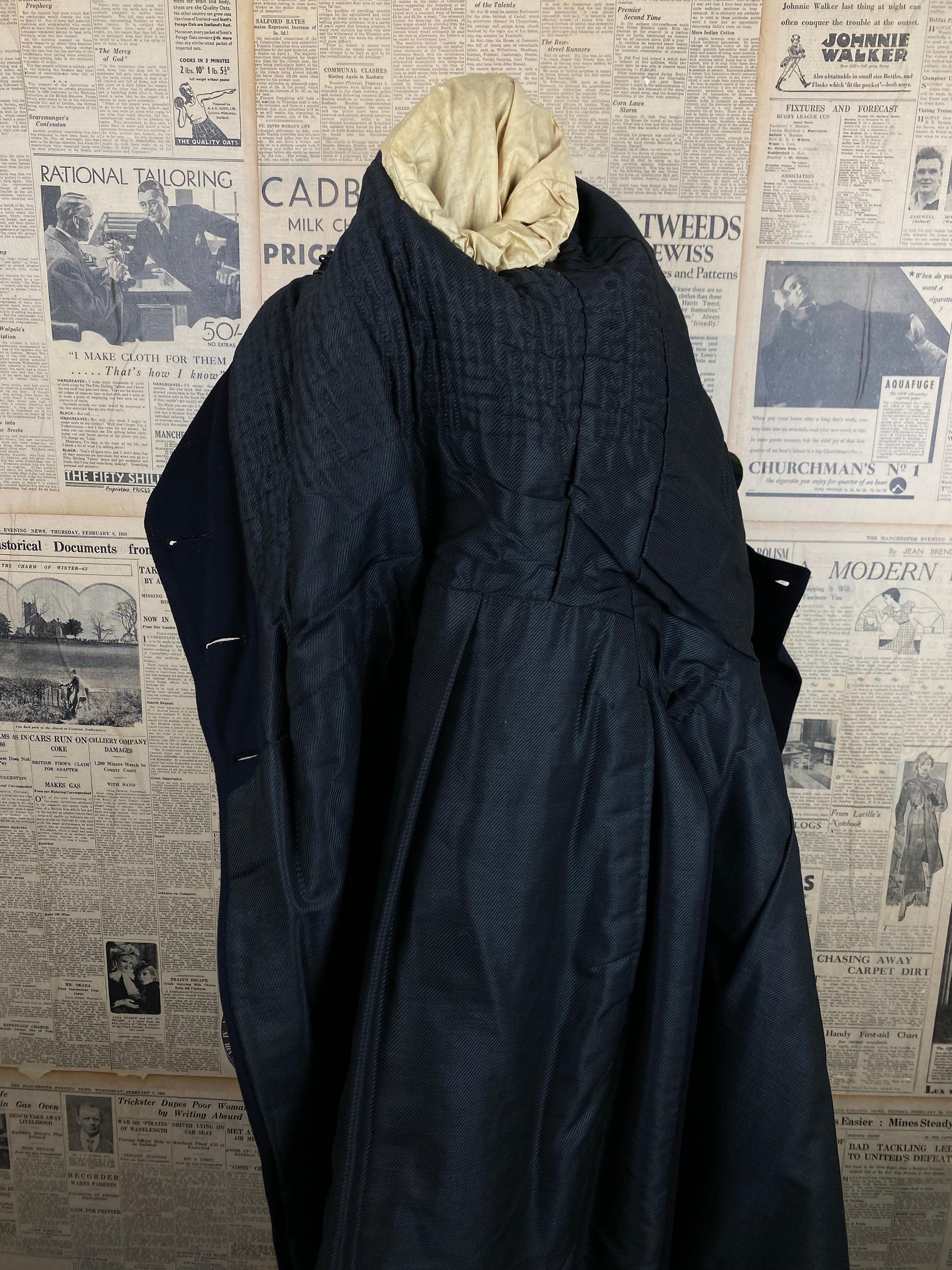 vintage WW1 bespoke naval officers frock coat size 32