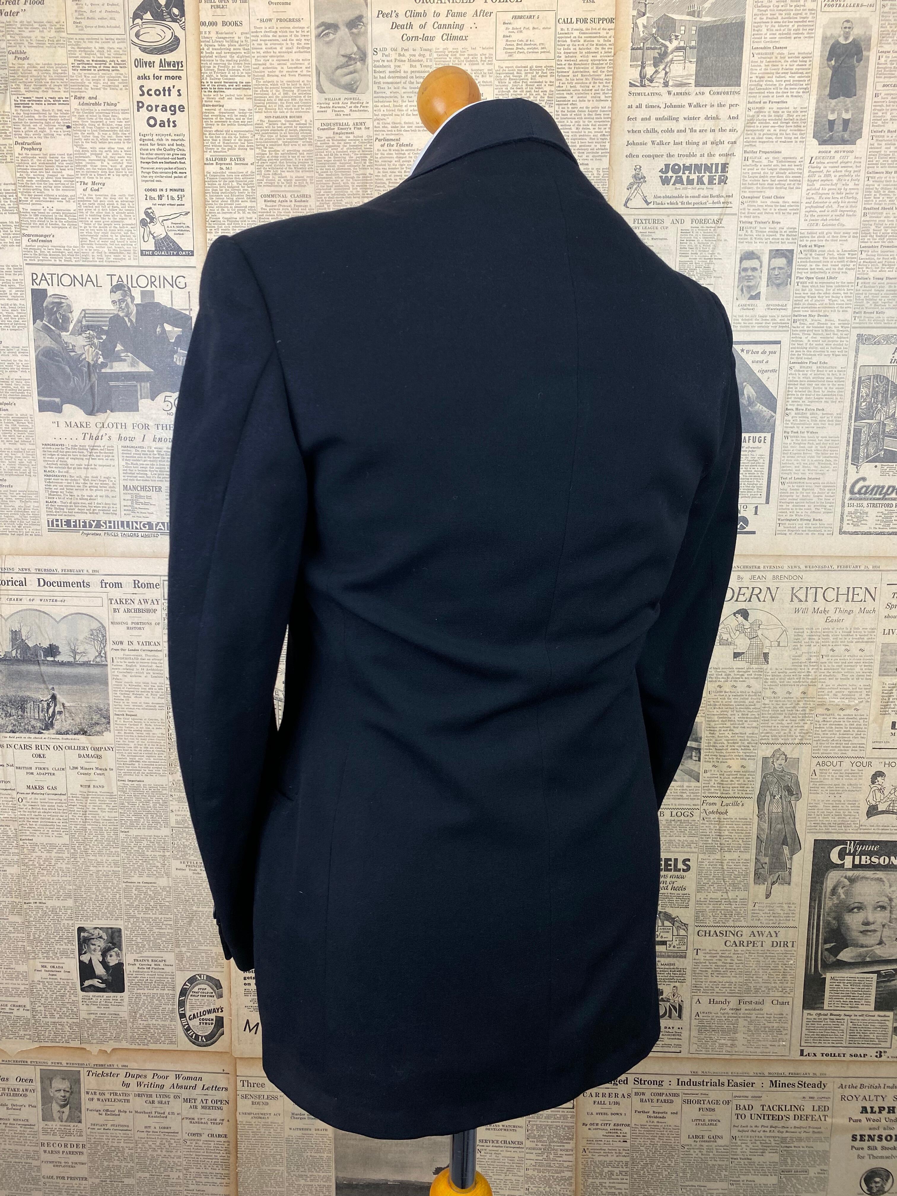 Vintage bespoke Savile Row 1960's dinner jacket size 38