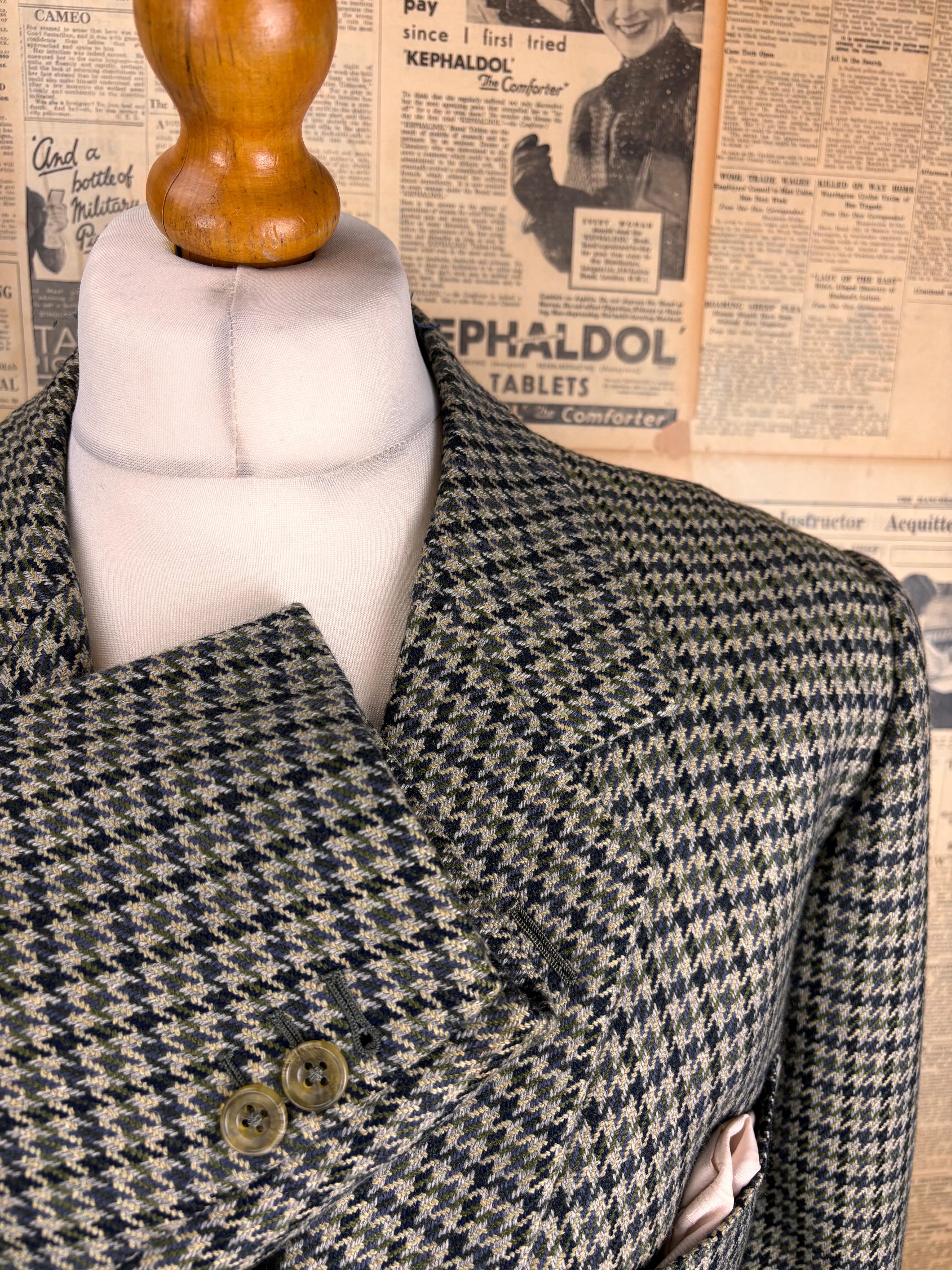 David J Voss cashmere blazer jacket size 46 reg