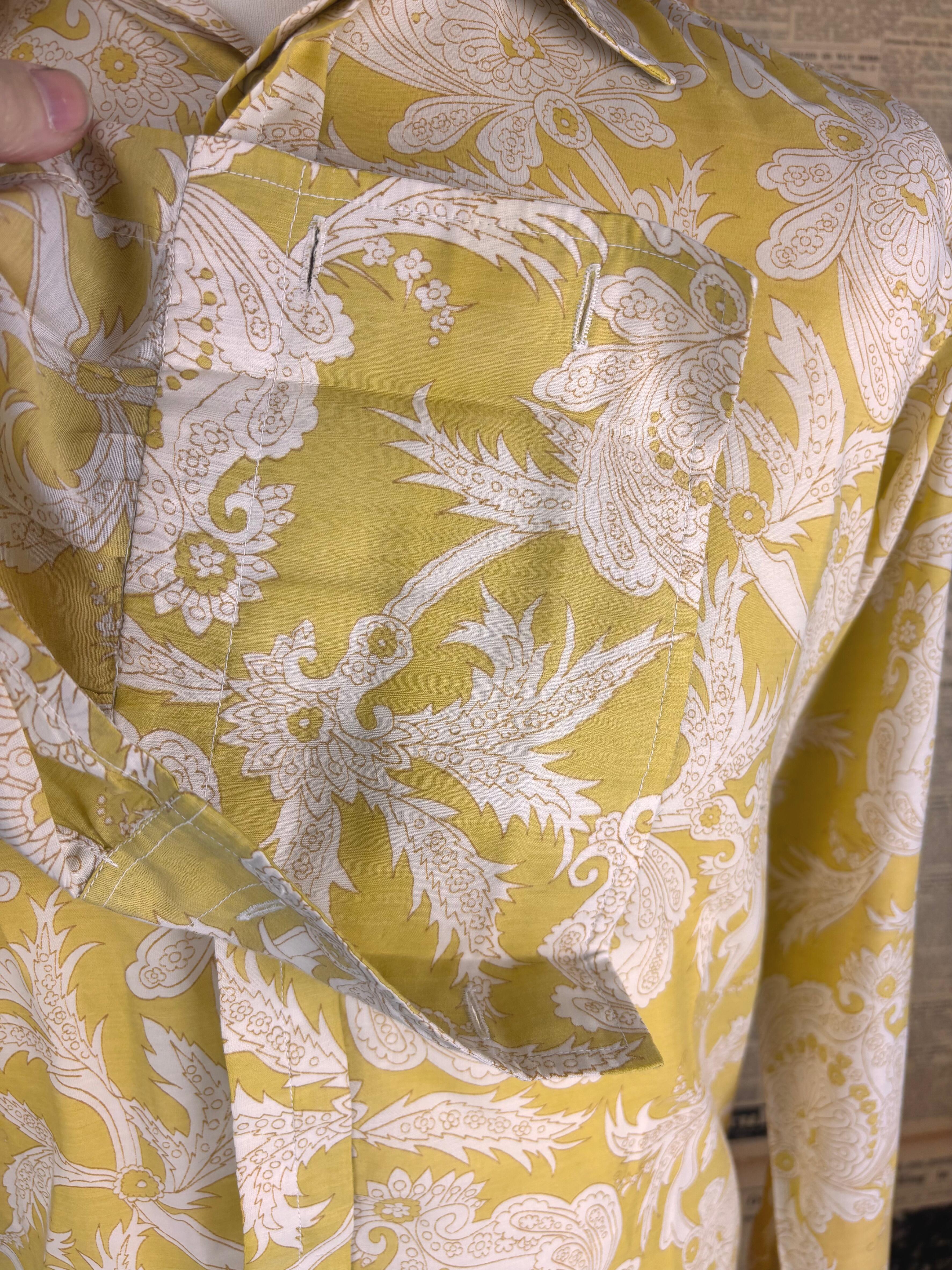 Mr Fish yellow Paisley 1960