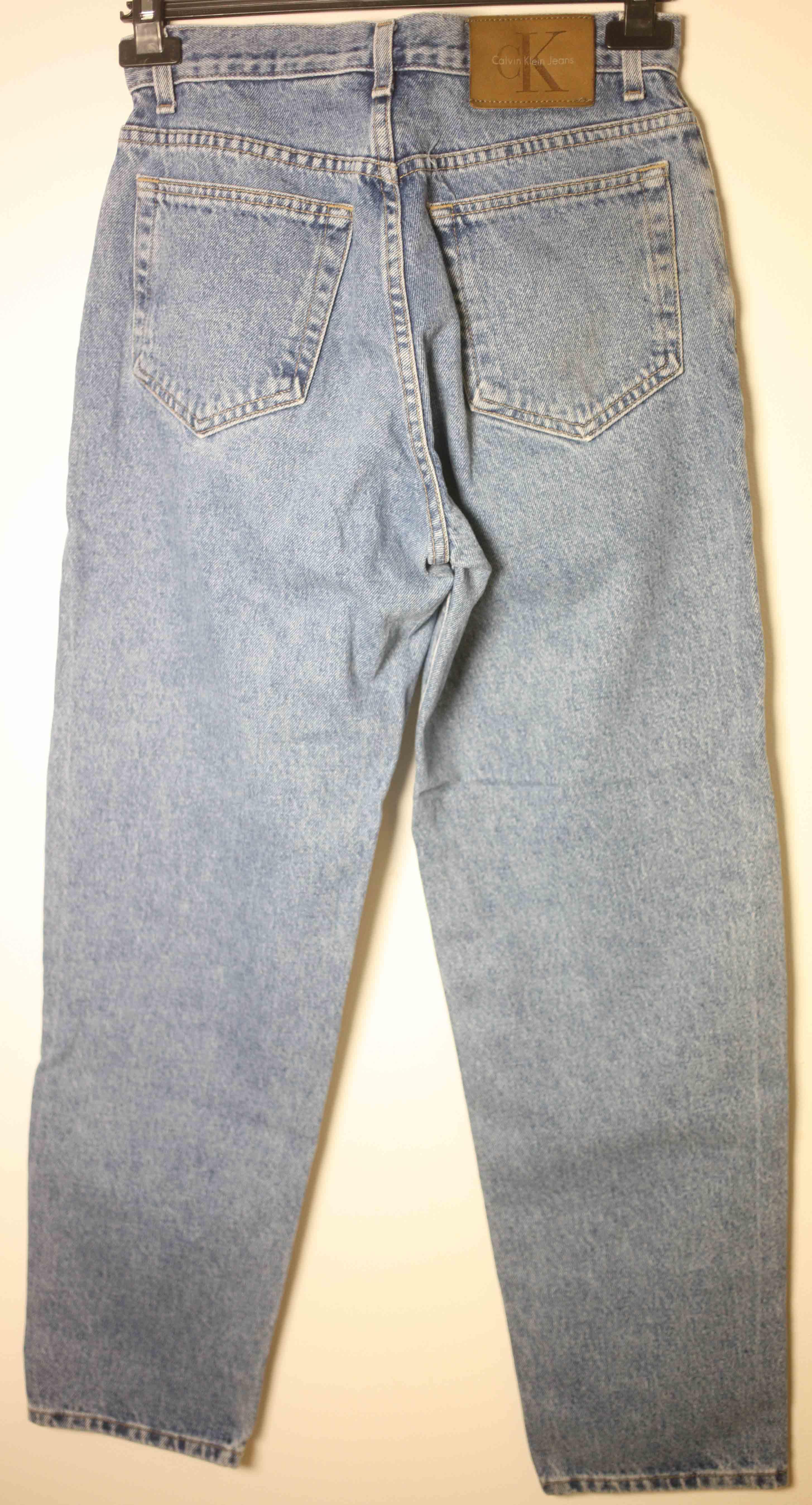 CALVIN BLUE FADED JEANS-25 YEAR OLD PAIR-USED-EXCELLENT CONDITION-VERY RARE-FREE POSTAGE EUROPE