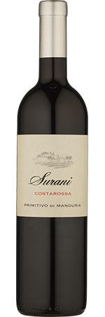 Primitivo di Manduria wine bottle 75cl