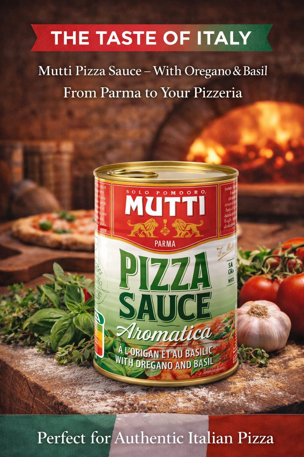 Mutti Aromatica Pizza Sauce 400g – Authentic Italian Pizza Sauce