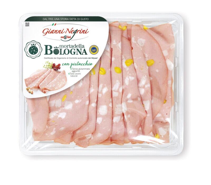 Sliced Mortadella IGP with Pistachio 140g