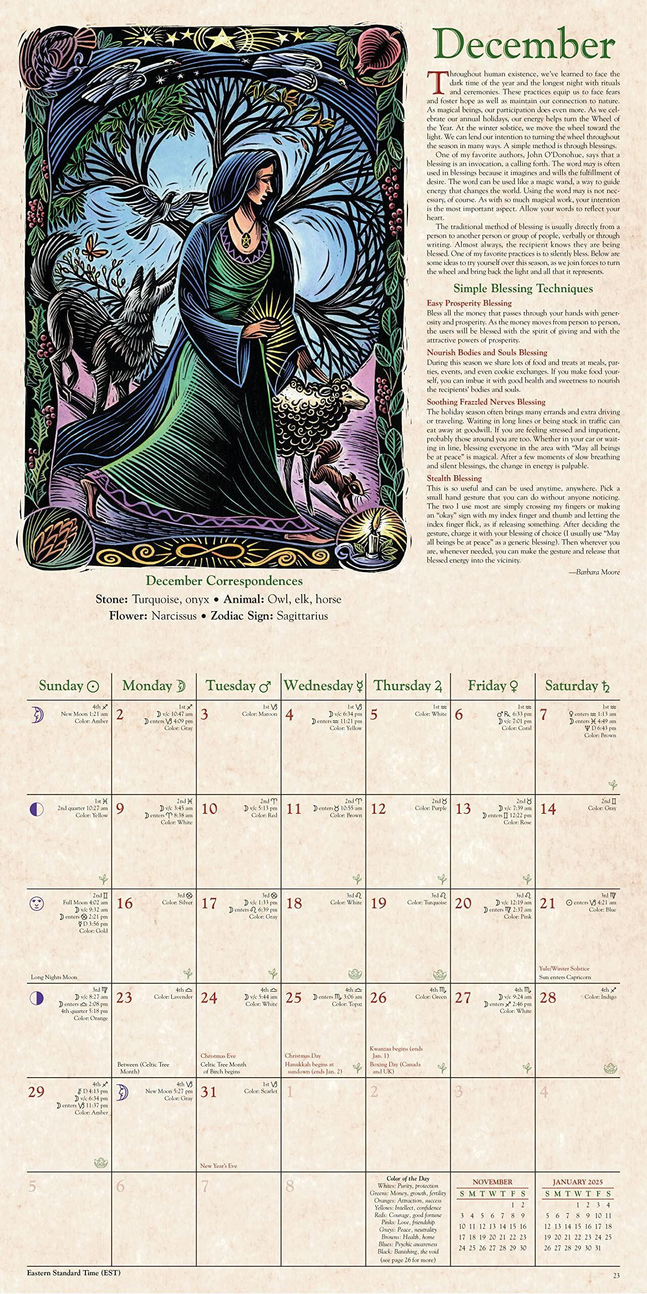 2024 Witch Calendar - Beth Marisa