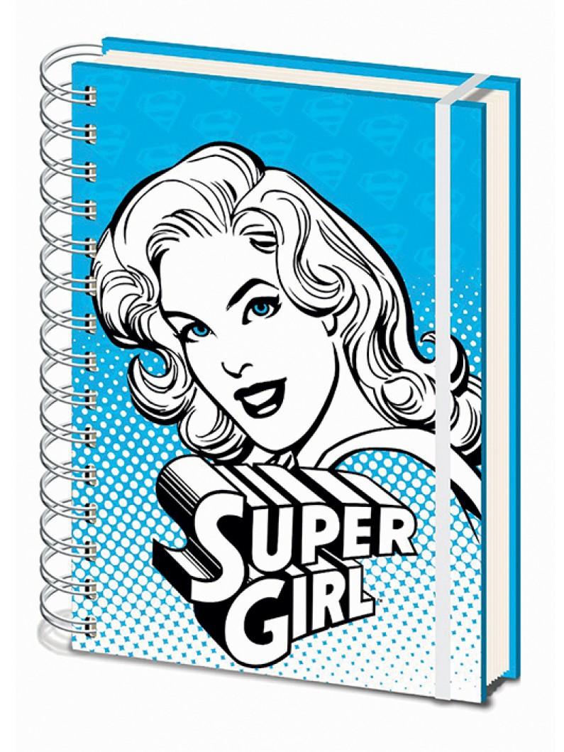DC Comics (Supergirl Blue) A5  Notebook