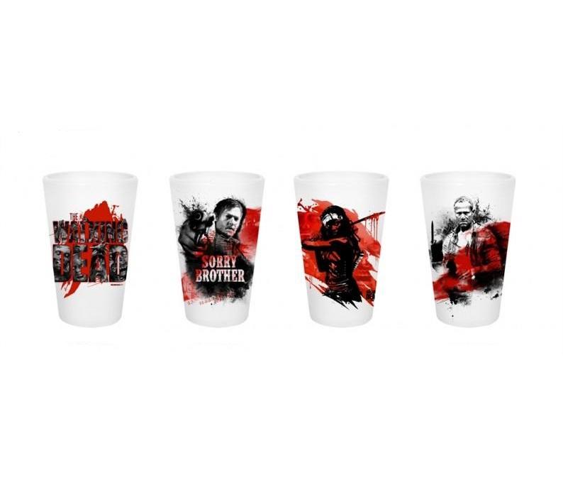 Walking Dead Characters Wht 4-Pack