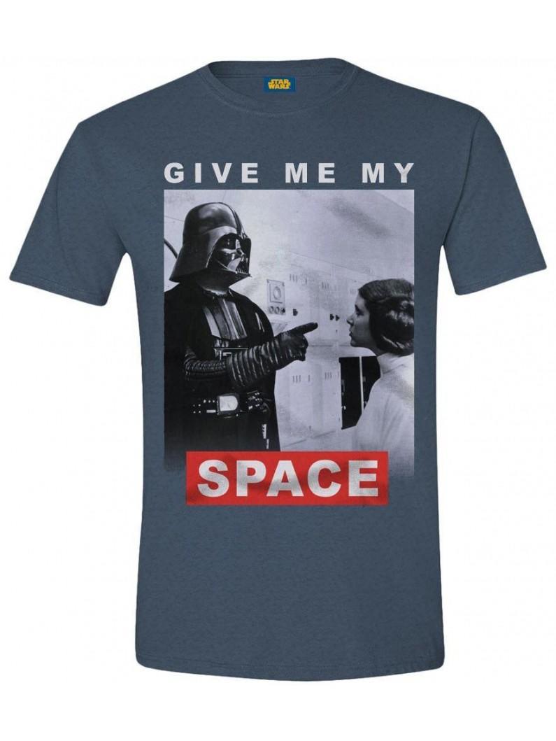 Star Wars - Give Me My Space Men T-Shirt - Blue Melange