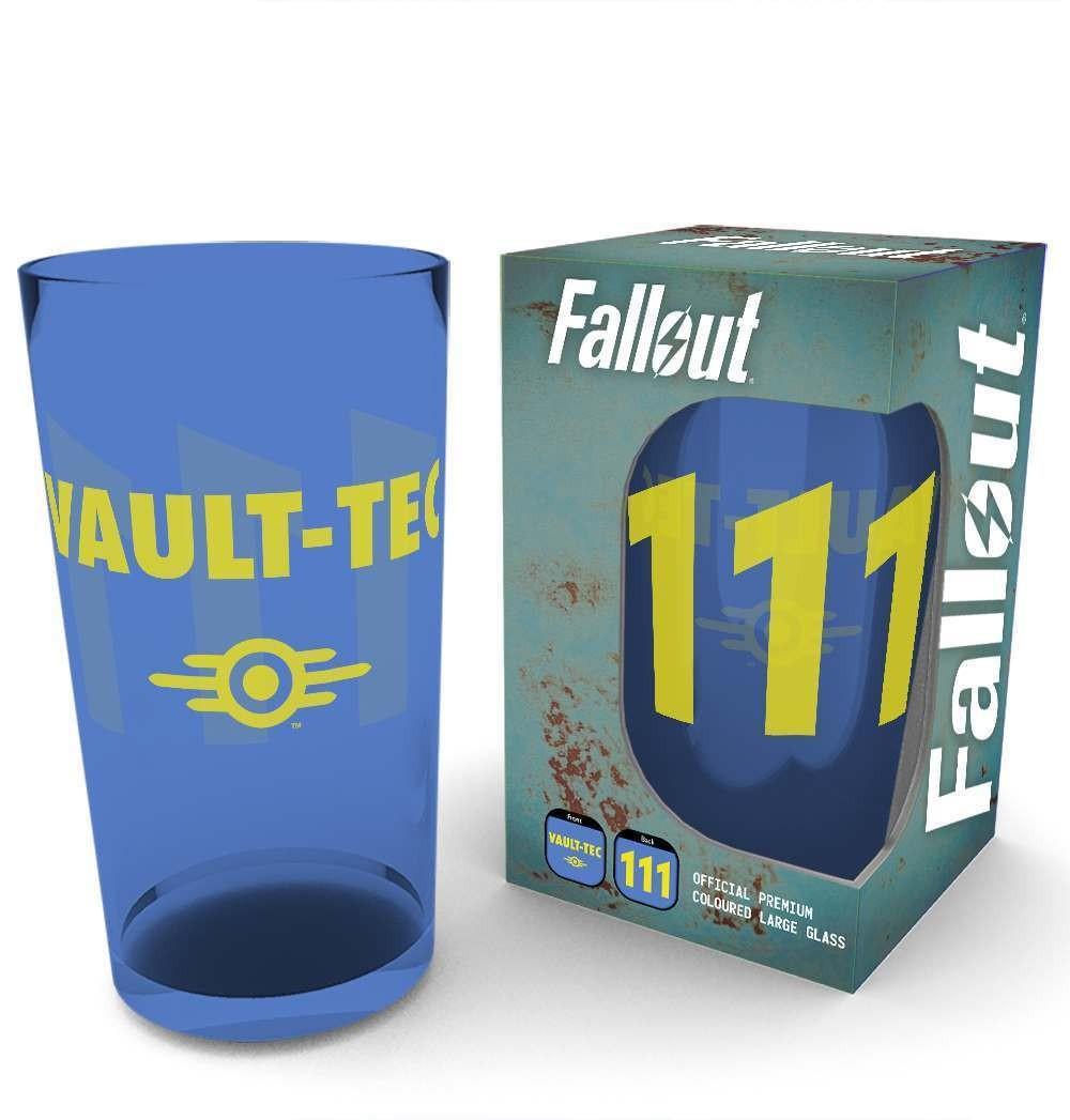 Download Officially Licensed Fallout 4 Vault 111 Pint Glass Cup 5028486372294 Ebay PSD Mockup Templates