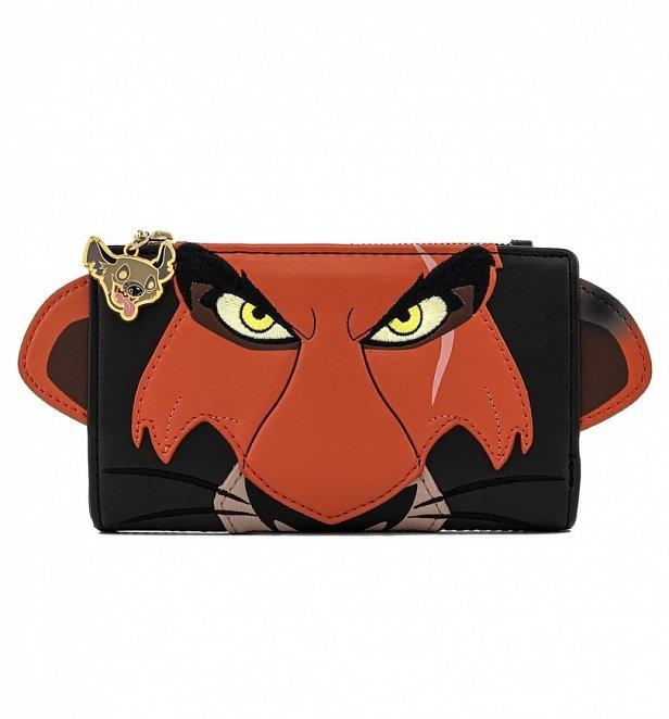 LOUNGEFLY DISNEY THE LION KING SCAR FLAP WALLET