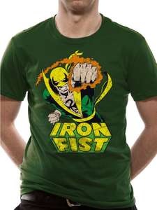 Marvel - Iron Fist T-Shirt FOTL BOTTLE GREEN