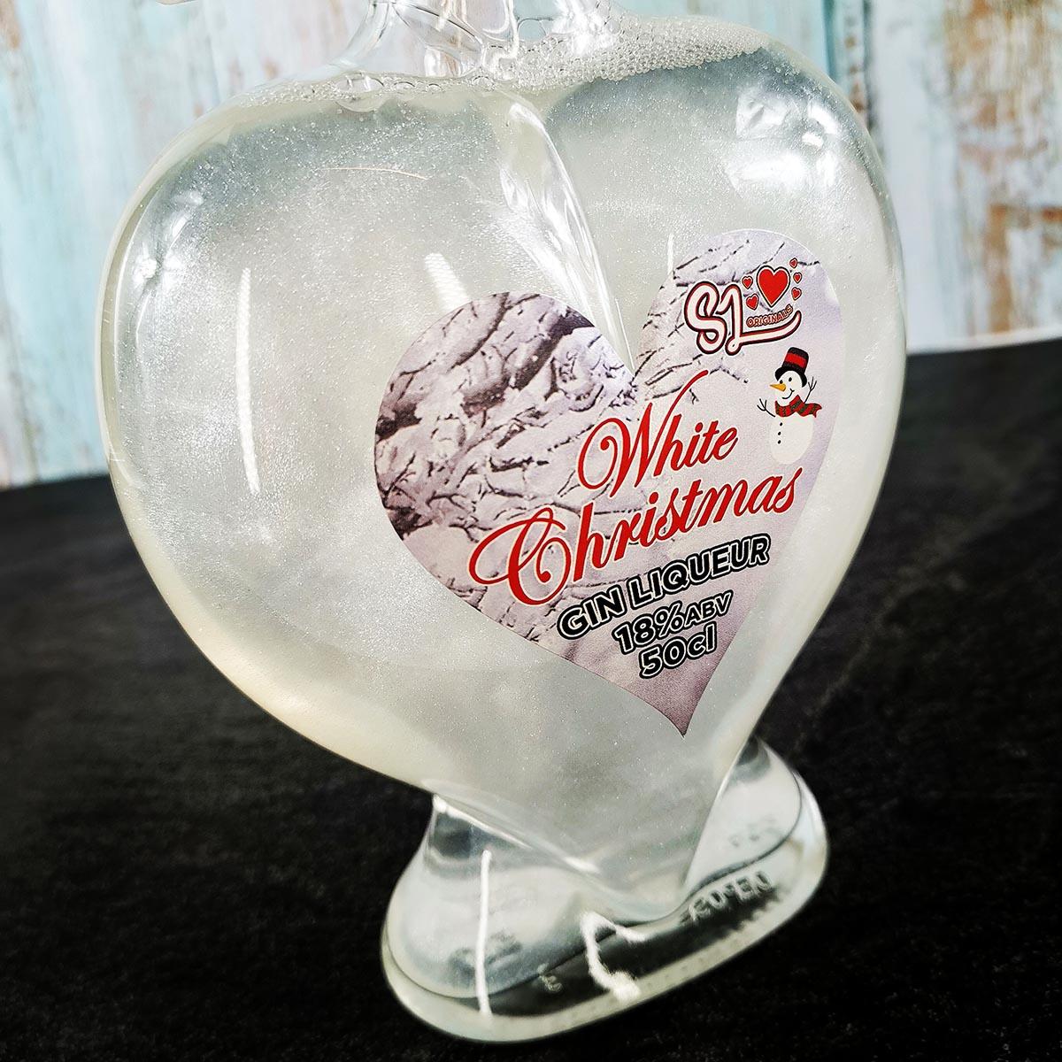 Sweet Little White Christmas White Chocolate Glitter Gin Liqueur 50cl