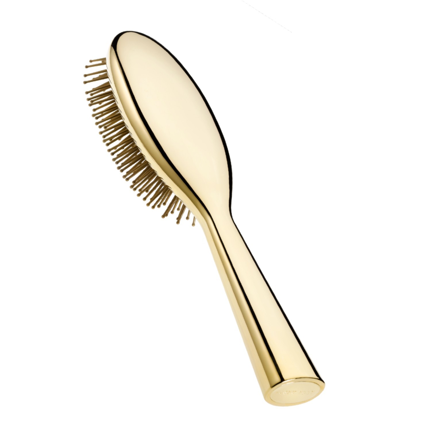ACCA KAPPA Gold Plated Hairbrush with Natural Rubber Cushion