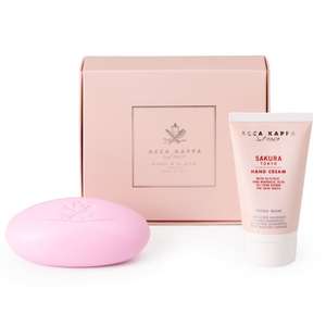 ACCA KAPPA Sakura Tokyo Gift Set of Hand Cream 75ml and Soap 150g