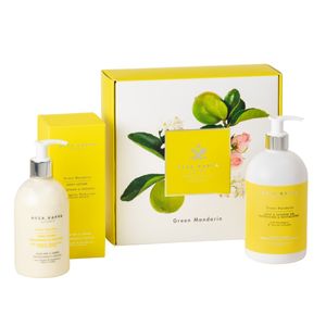 ACCA KAPPA Green Mandarin Gift Set, Shower Gel 500ml, Body Lotion 300ml