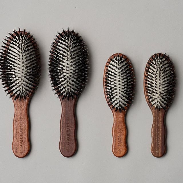 Mini Pneumatic Mixed Bristle Hairbrush