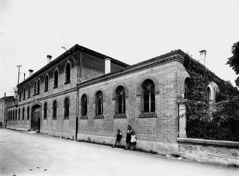 The beautiful old factory in Treviso, a 'hive of activity', has survived two World Wars