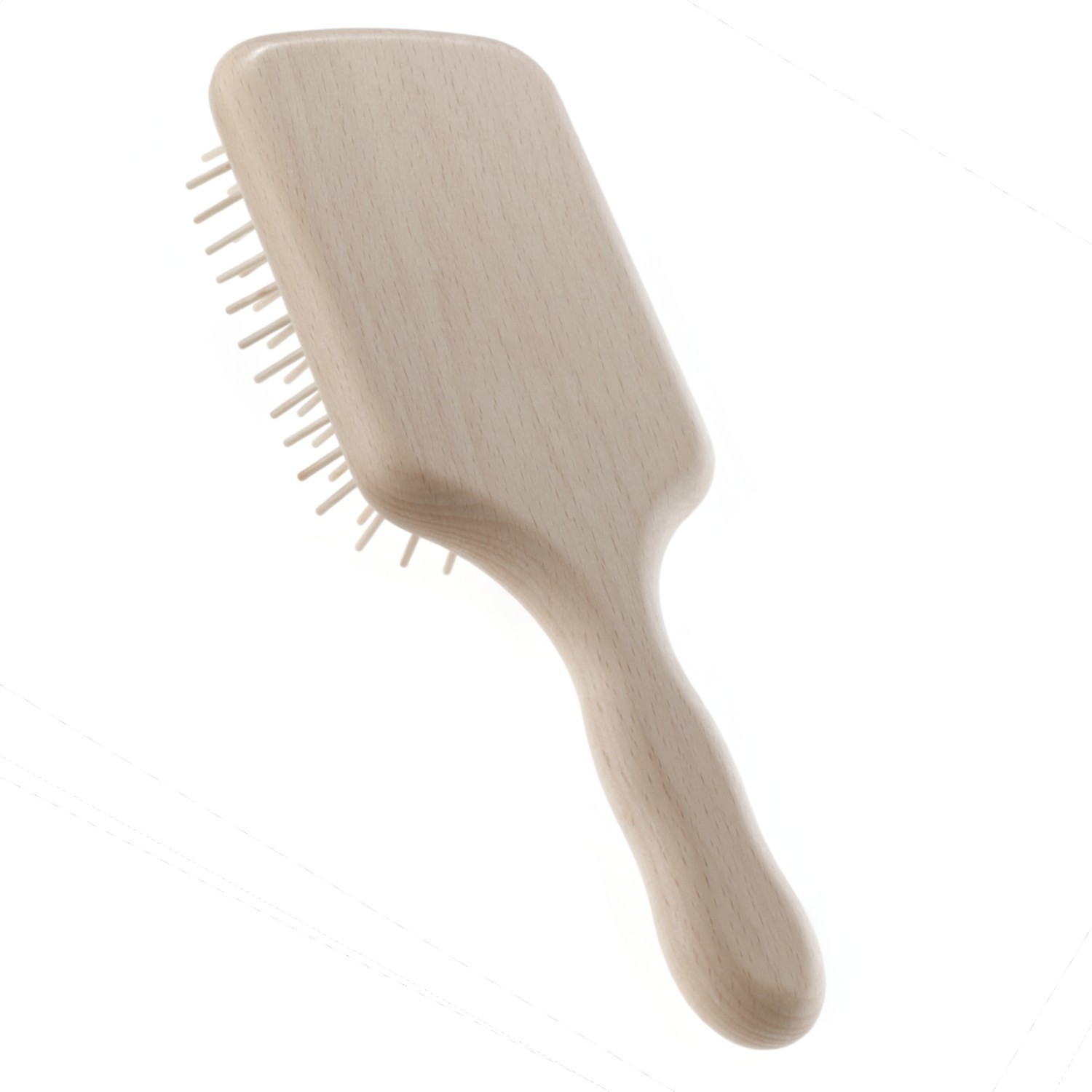 ACCA KAPPA Beech Wood Paddle Pneumatic Brush with Wooden Pins