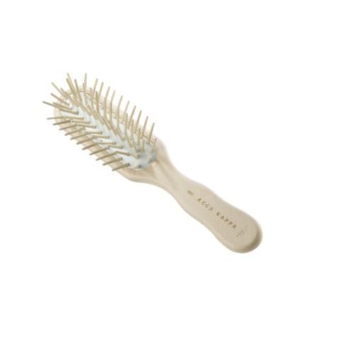 The Pneumatic Beechwood Rectangular brush with wooden pins by ACCA KAPPA