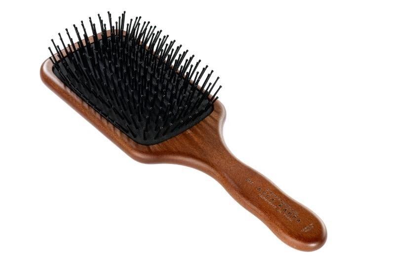 The Pneumatic Kotibe Wood Pom Pin Paddle Brush by ACCA KAPPA