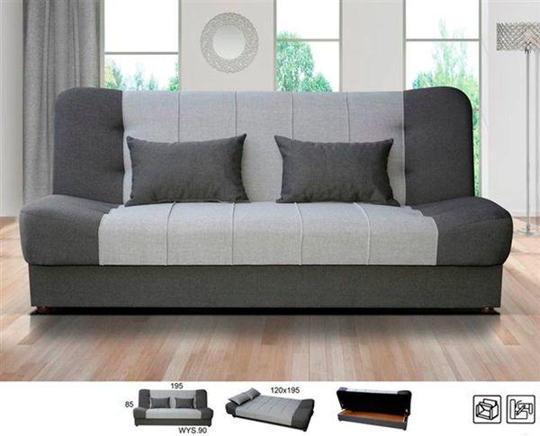 Click Clack Sofabed Fabric With Storage