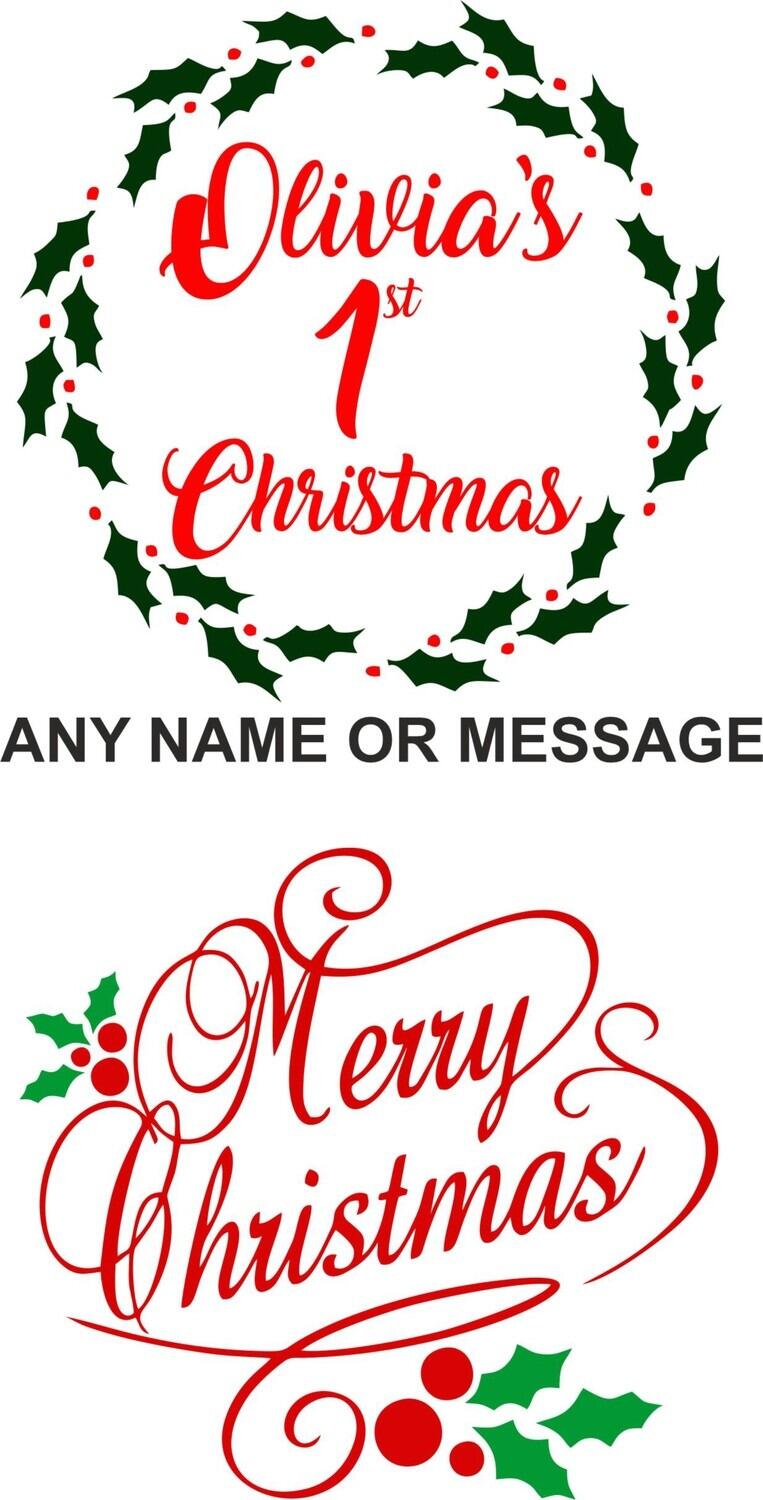 ideas for personalisation