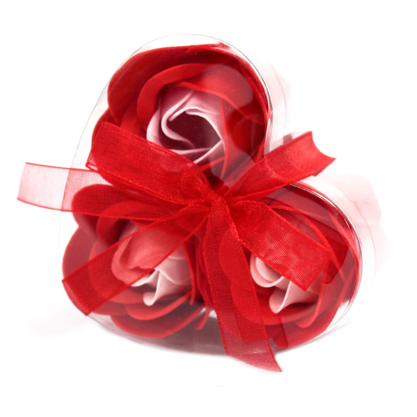 Luxury Soap Flower 3pack - Red