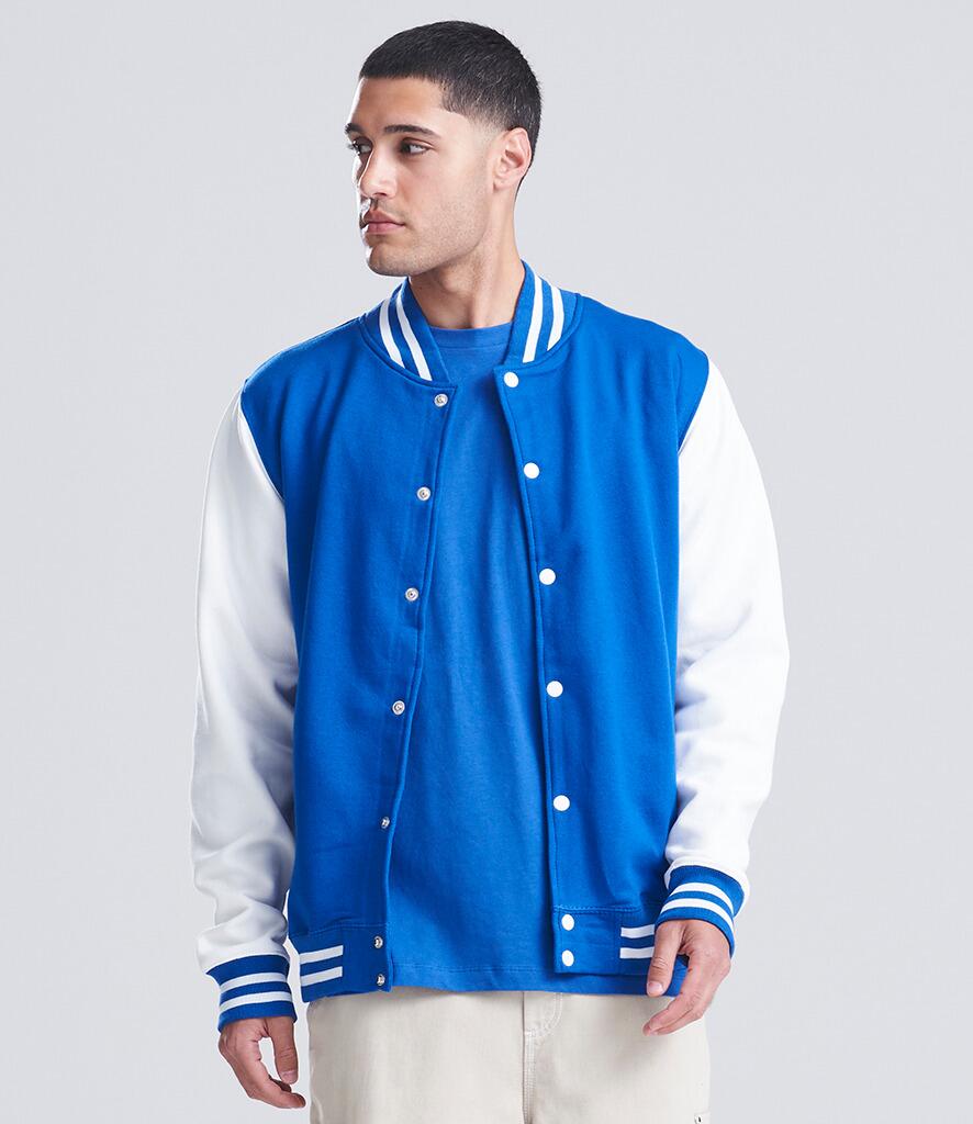 JH043 Adult Varsity Jacket | Classic Style & Sustainable Design