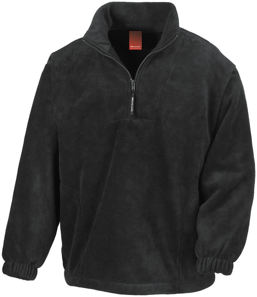 RS33 Polartherm Zip Neck Fleece Black