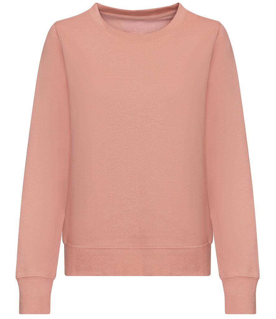 JH030F Ladyfit Sweatshirt Dusty Pink