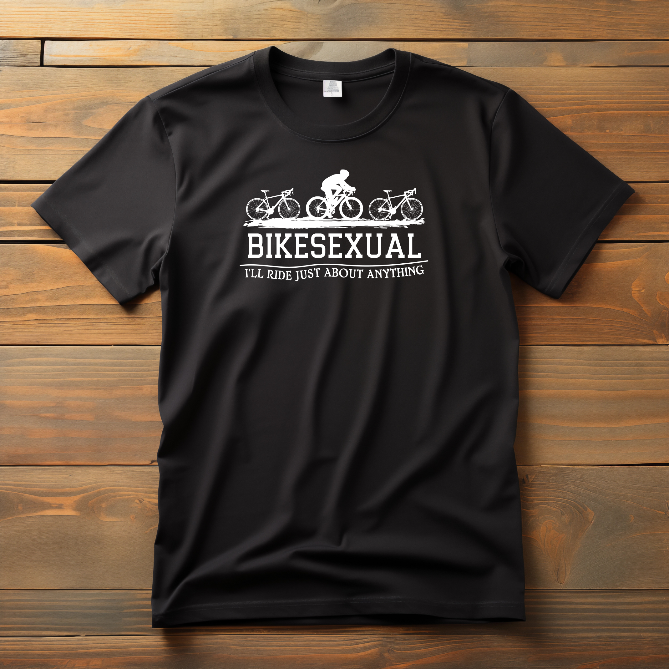 bikesexual slogan tee
