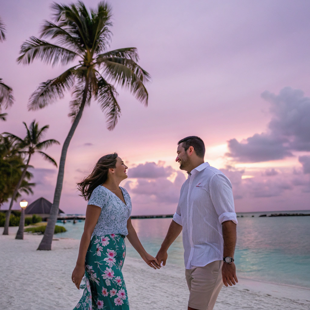 couple on honeymoon