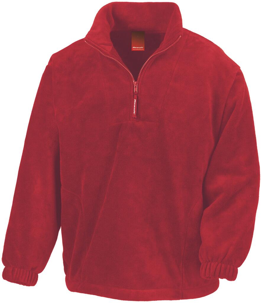 RS33 Polartherm Zip Neck Fleece Red