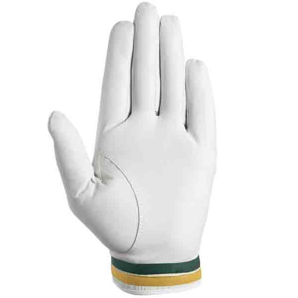 Ladies 2Under 'Golden Links' Premium Cabretta Leather Golf Glove Palm