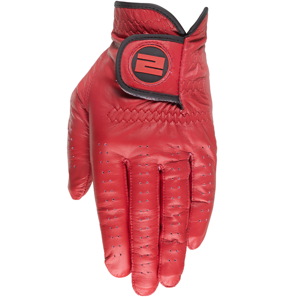 2Under Golf CLR Red AAA Premium Cabretta Leather Glove Back