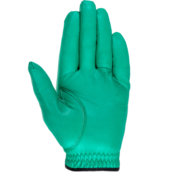 2Under Golf Green Premium Cabretta Leather Golf Glove Palm