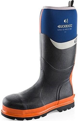 Insulated top safety wellies