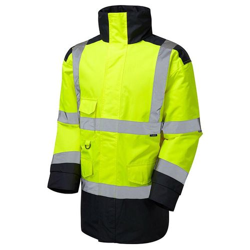 Leo Tawstock ISO 20471 Class 3 Anorak Yellow/Navy