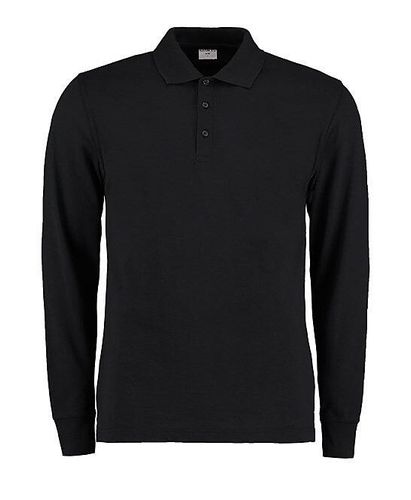 Kustom Kit Piqué long-sleeved polo shirt (classic fit)