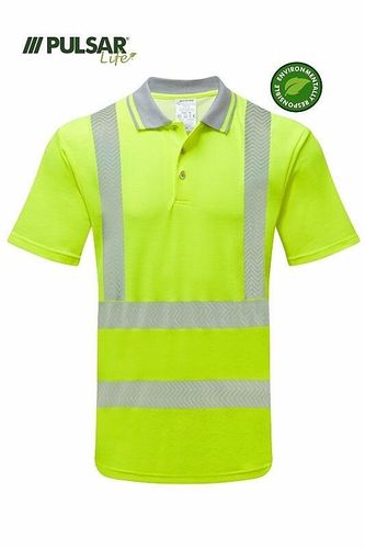 Pulsar LIFE GRS Ladies Short Sleeve Polo Shirt Yellow