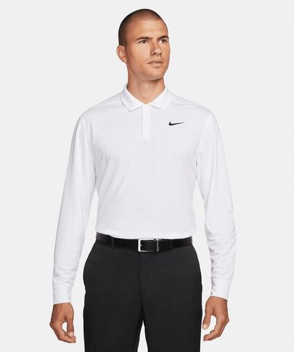 Nike Dri-FIT Victory Solid Long Sleeve Polo- NK354