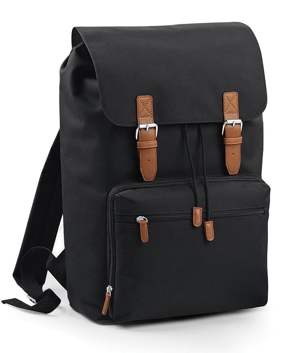 Bagbase Heritage Laptop Backpack in Black (Product Code: BG613)