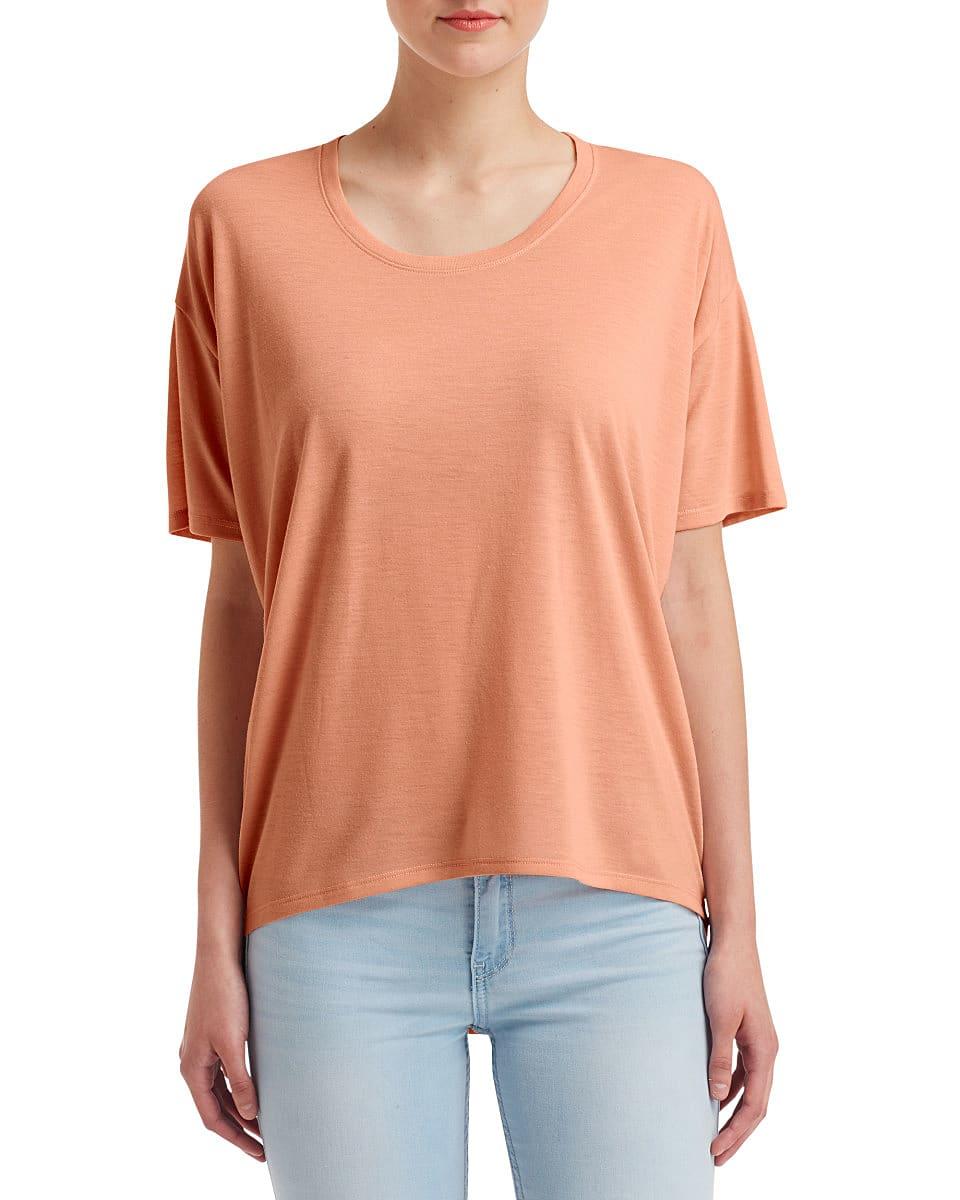 Anvil Womens Freedom T-Shirt in Terracotta (Product Code: 36PVL)