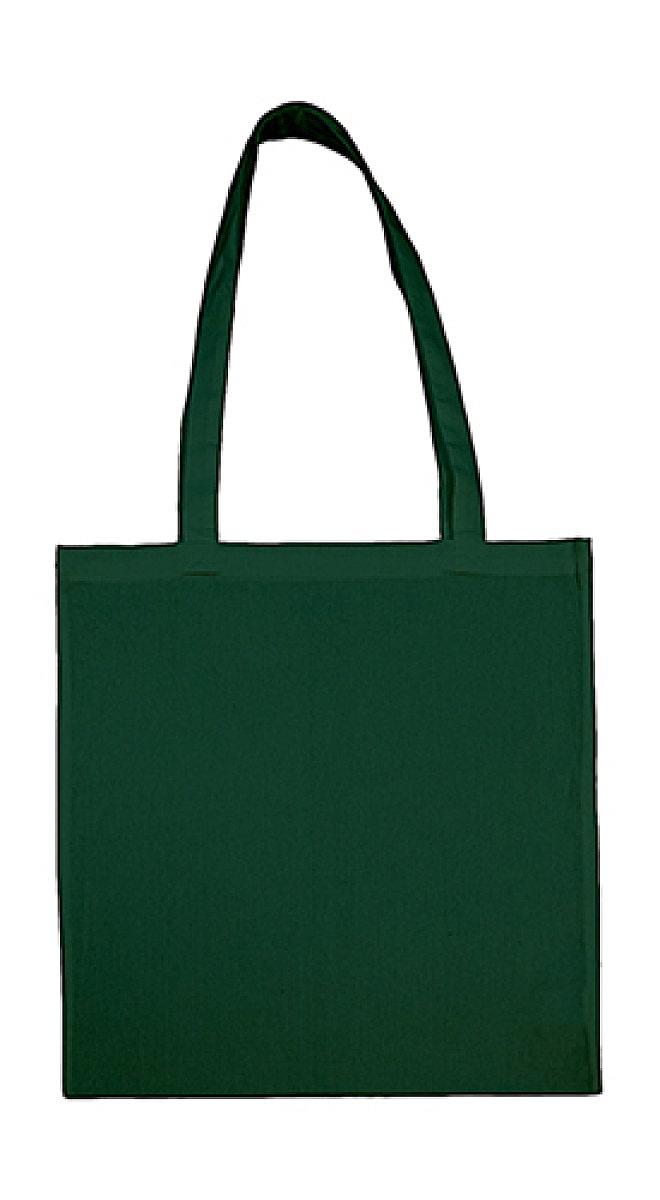 Jassz Bags Beech Cotton Long-Handle Bag in Bottle Green (Product Code: 3842LH)