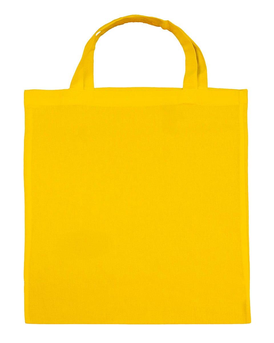 Jassz Bags Cedar Cotton Short-Handle Shopper in Yellow (Product Code: 3842SH)